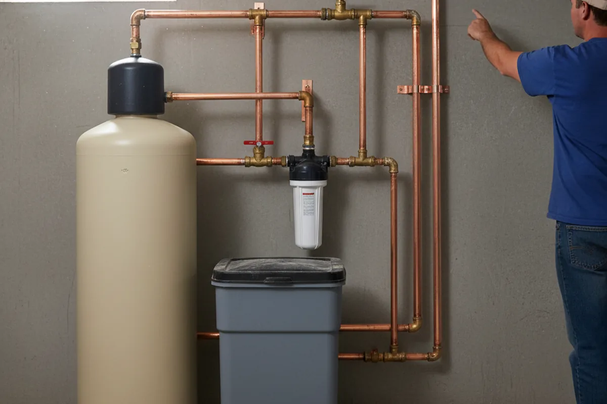 Whole-house water treatment system installed in Dearing